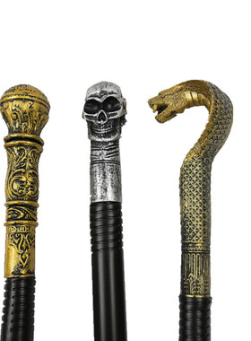Halloween party three fold cane Pharaoh wand King scepter