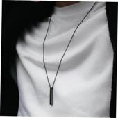 classic men Rectangle hot Pendant Necklace Stainless Steel