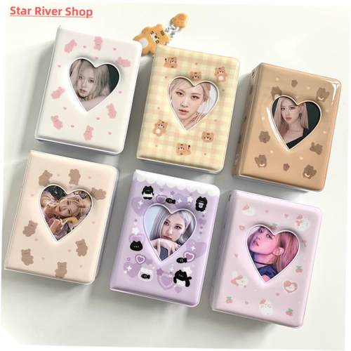 Cartoon Bear Photo Album 3 Inch Photocard Holder Korean Idol