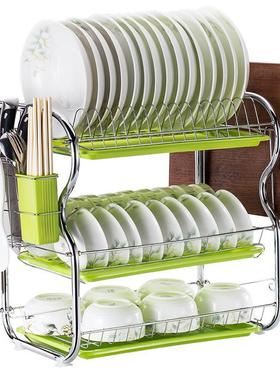dish drying rack storage kitchen cup holder organizer洗碗架