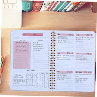 A5 Agenda Planner Notebook Diary Weekly Planner Goal Habit S