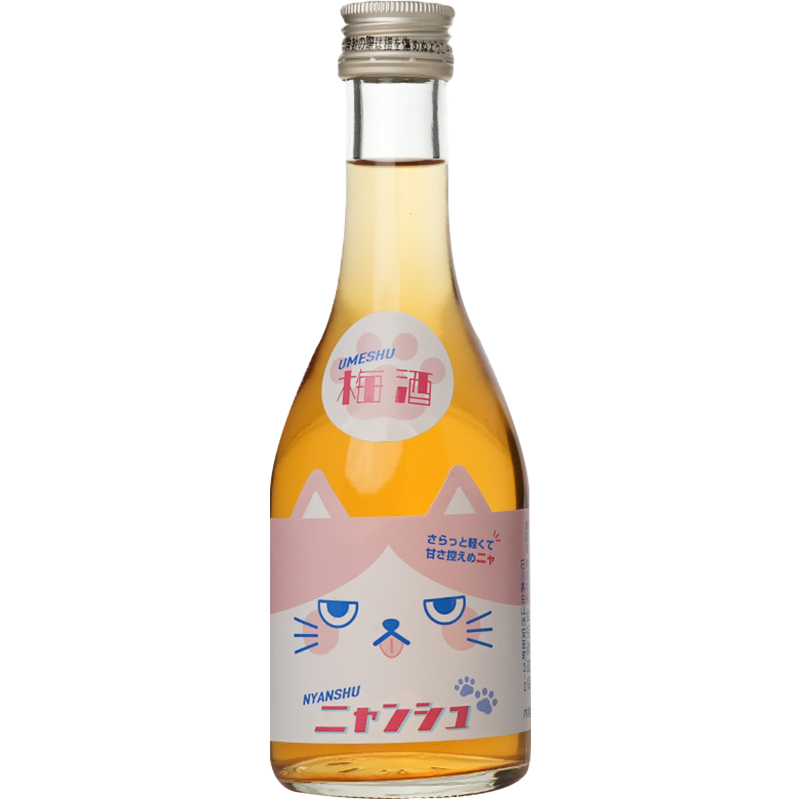 【買(mǎi)2送1】全日空 日本原裝進(jìn)口金乃澤梅酒喵喵圖案300ml