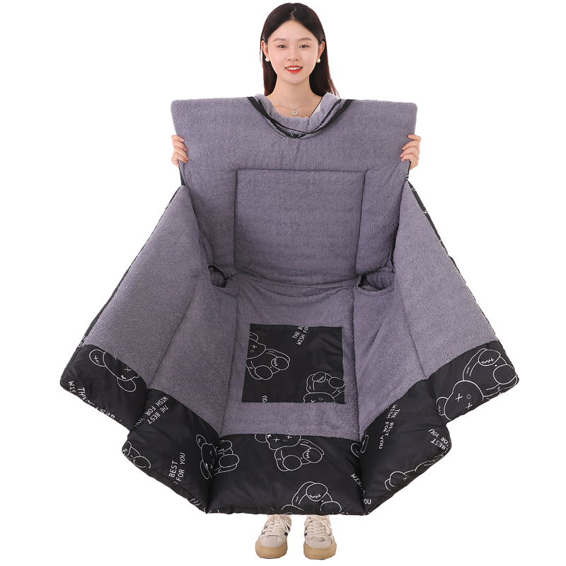 电动车挡风被冬季冬款加绒加厚