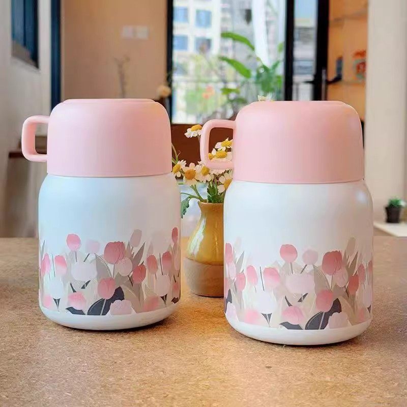 郁金香焖烧杯银耳羹上班族便携焖烧壶不锈钢保温杯子家用焖烧杯子,餐饮具,焖烧杯,淘宝优惠券,粉丝福利购,淘宝优惠卷