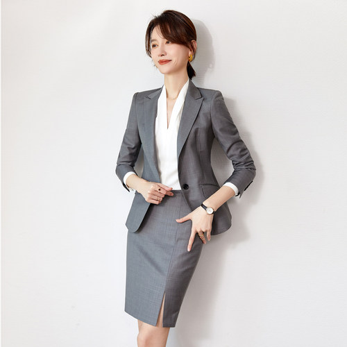 职业西装套装高端气质女神范