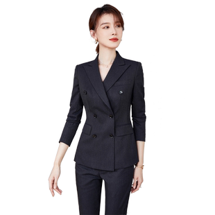 单件西装女职业正装工作服女高端美容院西装套装售楼部工作服女