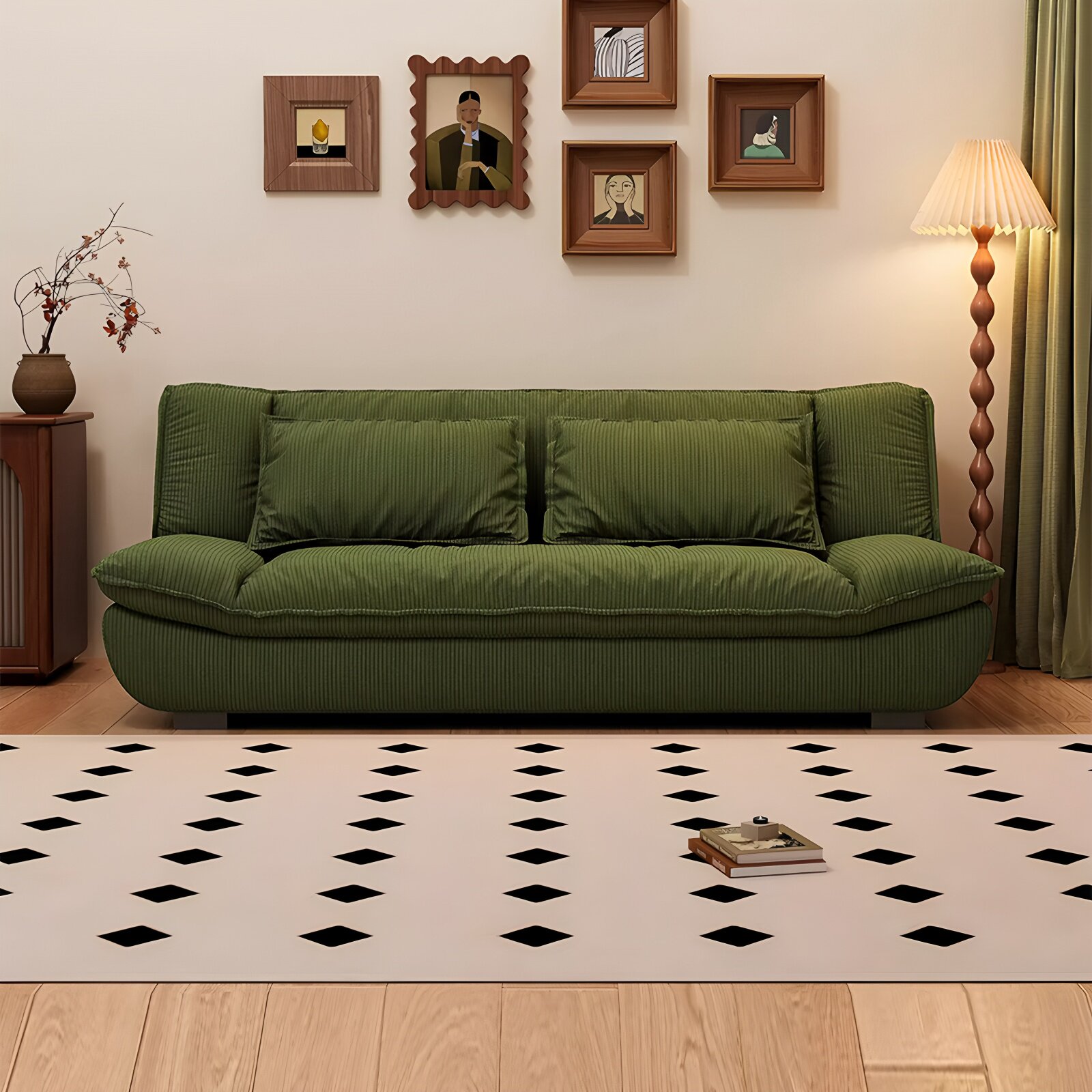 沙发客厅2026新款卧室小户型双人直排单人布艺可调节出租房沙发