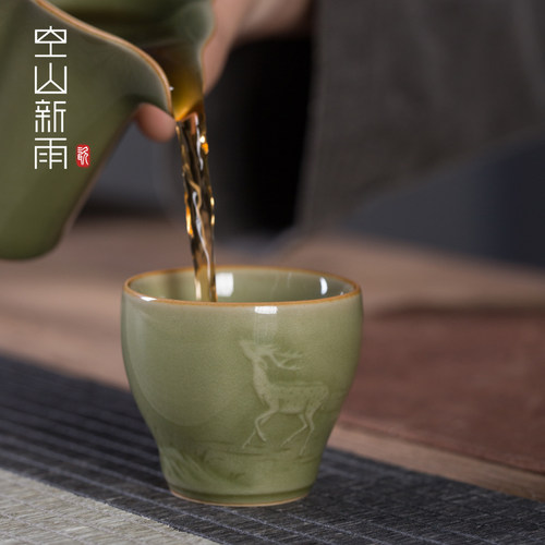 功夫茶杯陶瓷个人专用中式手工