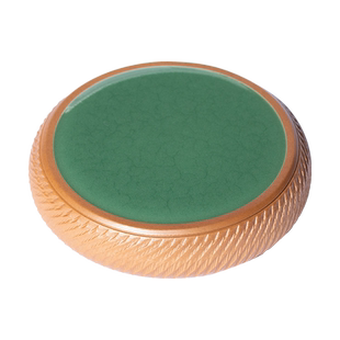 龙泉青瓷茶杯托功夫茶具配件防烫茶托隔热茶垫陶瓷杯碟杯托跳刀