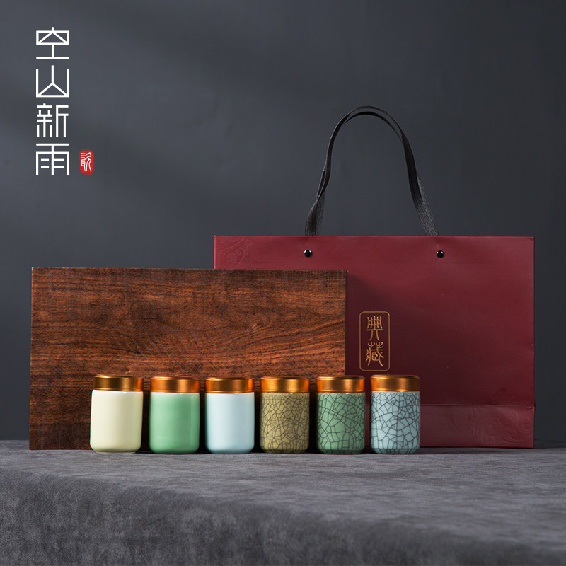 陶瓷茶叶罐包装礼盒空盒罐小罐碎银子正山小种红绿白茶通用可定制,餐饮具,茶叶罐,淘宝优惠券,粉丝福利购,淘宝优惠卷