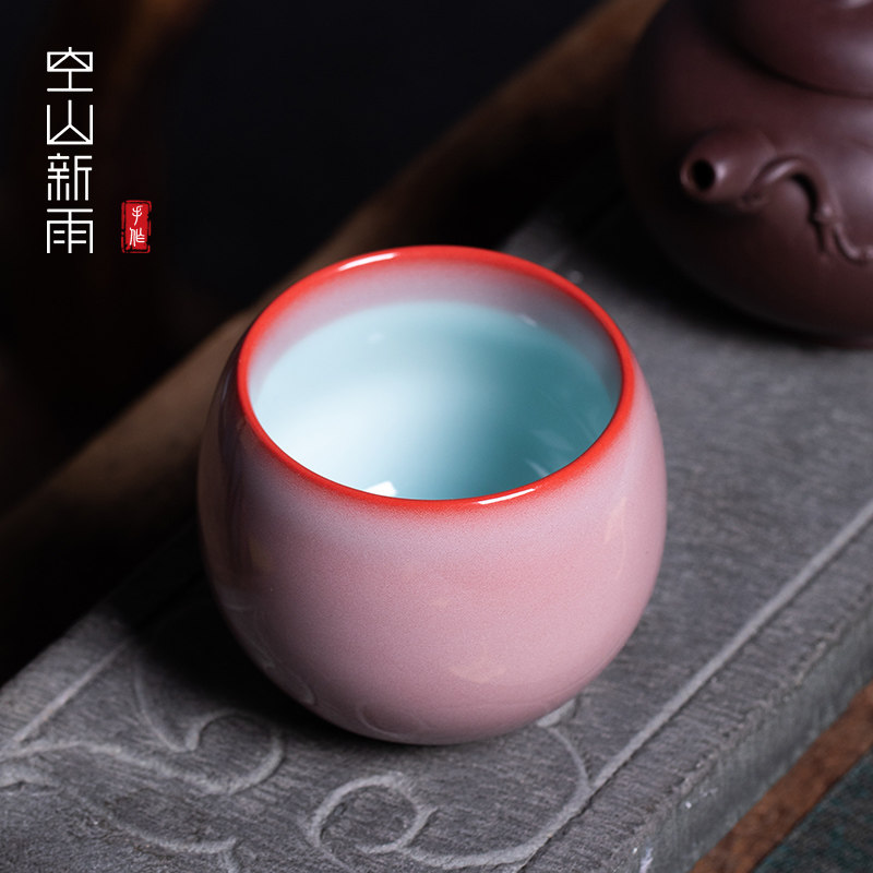 龙泉青瓷主人杯单杯女生茶杯个人专用单个陶瓷女士品茗杯喝茶杯子图片