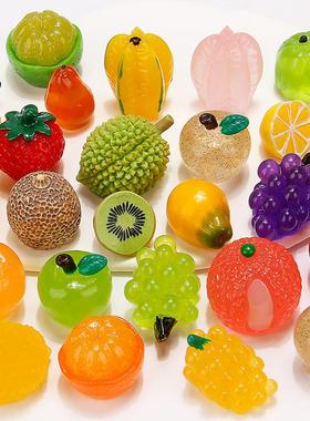 潮玩仿真水果diy立体装饰可爱创意礼物幼儿园同学摆摊小朋友 游戏