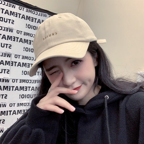 软顶休闲风显脸小棒球帽网红款