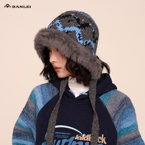 旅行毛线帽子针织保暖手工秋冬