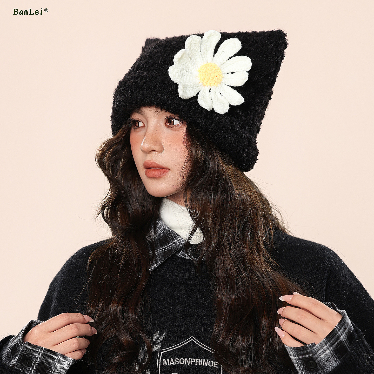 半蕾新款GD潮牌冬天针织帽