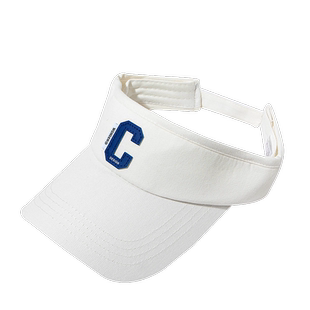 韩国新款ins空顶帽子女潮牌C字母无顶鸭舌帽可扎马尾漏顶棒球帽女