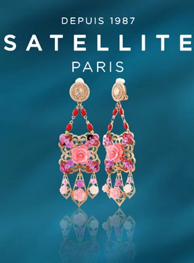 SATELLITE MIRAFLORES系列耳环女精致时尚轻奢耳饰小众民族风耳夹