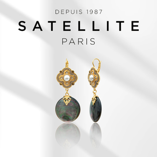 SATELLITE POS系列耳环女高级感设计耳夹精致轻奢款耳饰官方正品