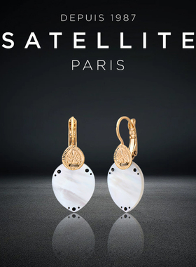 SATELLITE ORO系列耳饰女珍珠母贝小众轻奢高级感耳环耳饰品