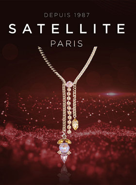 SATELLITE NAOMIE系列官方项链女轻奢小众设计感吊坠锁骨链礼物