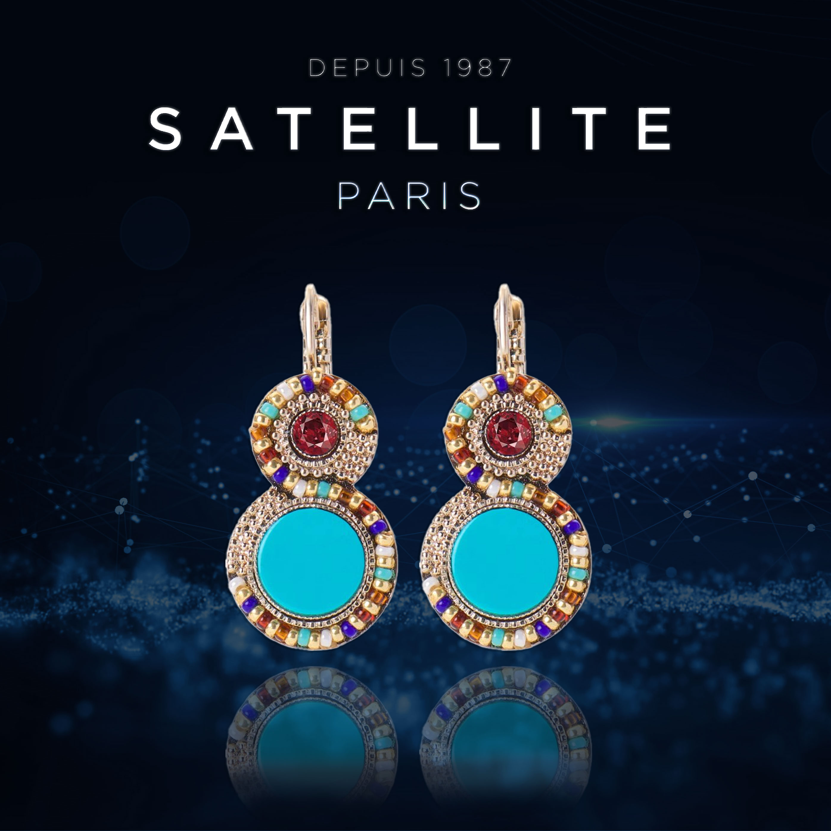 耳环satellite法国时尚轻奢风女