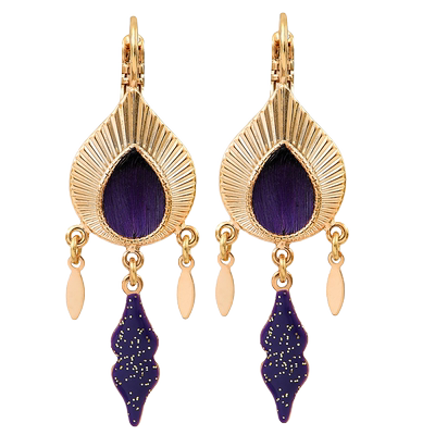 satellite法式复古时尚风女耳环