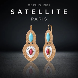 SATELLITE ORO系列耳饰女小众精致轻奢耳环高级感设计时尚配饰品