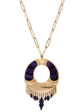 satellite女法国复古时尚风项链