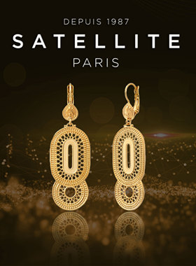 SATELLITE NOO系列耳坠女时尚轻奢耳环精致小众首饰高级设计配饰
