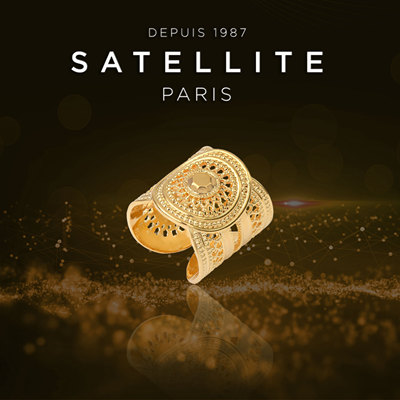 satellite女镀金时尚轻奢款戒指