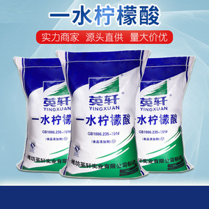 食品级柠檬酸50斤英轩除垢清洁剂