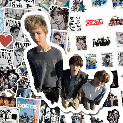 106张男团cortis贴纸帅气青春阳光ins高颜值赵雨凡马丁少年感装饰