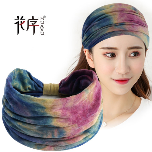 发带女遮白发头套压发洗脸头巾