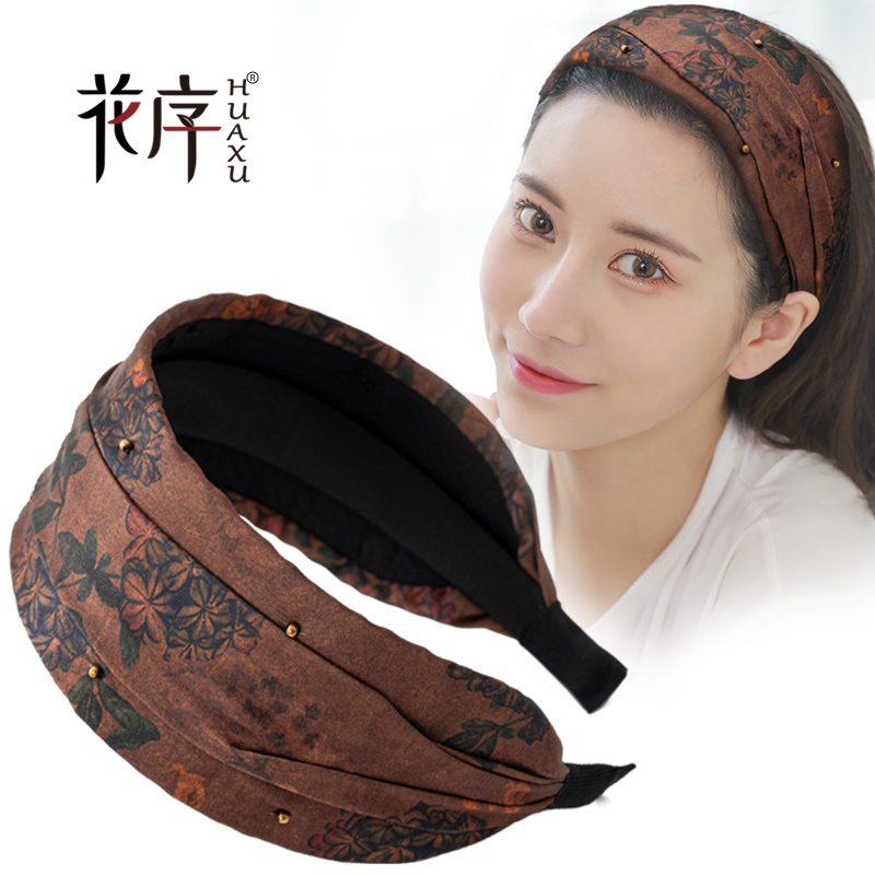 国风宽边发箍复古优雅时尚发卡