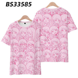 Mygo 二次元 千早爱音 t恤衫 痛衣 动漫周边短袖 BangDream