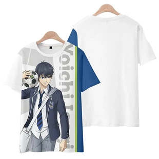 蜂乐回cosT恤男女痛衣动漫 洁世一 BLUE LOCK蓝色监狱动漫周边短袖
