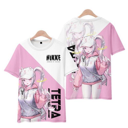 胜利女神:妮姬周边衣服NIKKE爱丽丝 可可痛衣夏装男士动漫短袖T恤