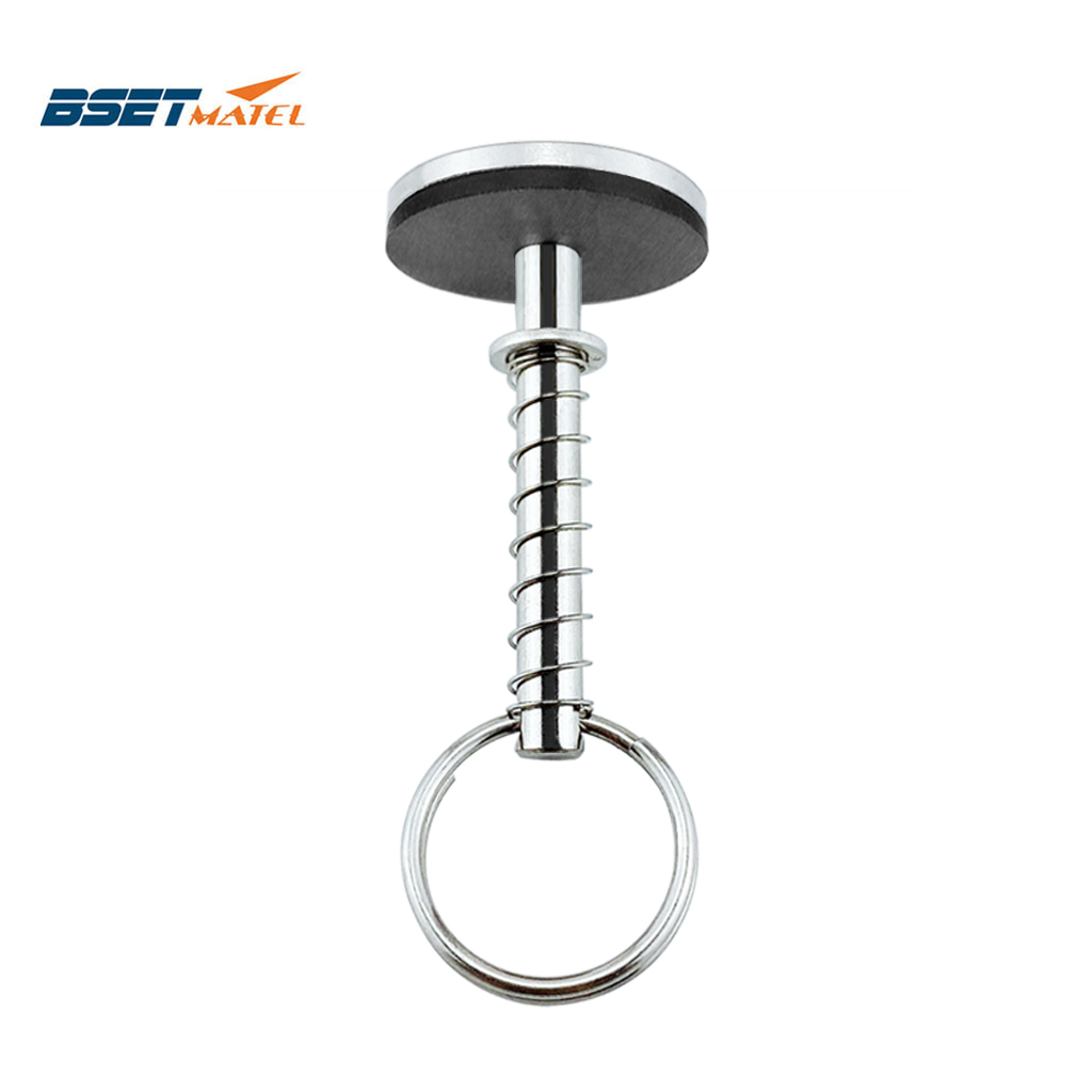 BSET MATEL 316不锈钢船用舱门盖销 弹簧销拉手销 甲板盖快装卸销