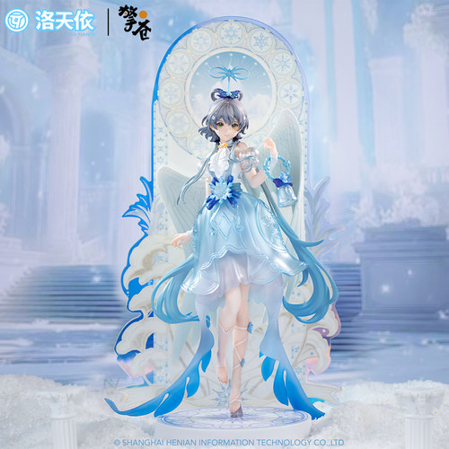 擎苍洛天依雪天使1/6等比例手办