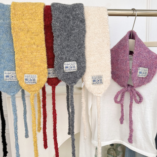 暖呼呼甜度超标韩系耳暖波点围脖耳罩女秋冬新款多用保暖护耳围巾