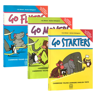 剑桥少儿英语YLE考试教材 Go Starters Movers Flyers 1 2 3级 学生教材含CD音频 CAMBRIDGE YOUNG LEARNERS ENGLISH TESTS