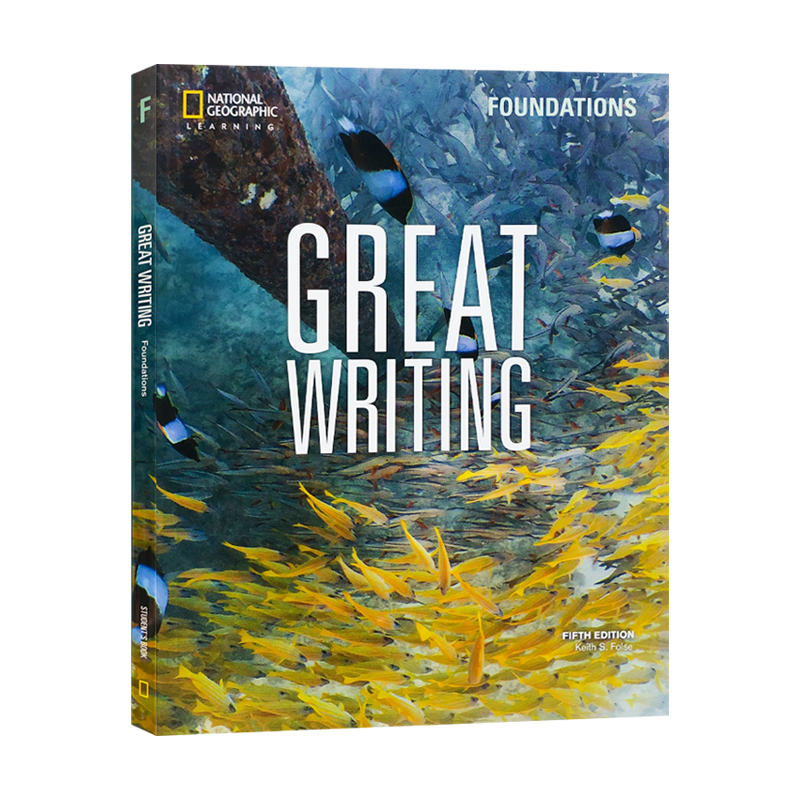 美国国家地理大写作 新第五版Great Writing Foundations 1 2 3 4 5级 初级中学英语课外寒暑假写作greatwriting雅思托福剑桥考试