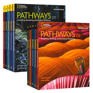 国家地理通途英语青少版英语教材 Pathways Foundations/1/2/3/4级 听说读写初高中专项训练 托福雅思考试