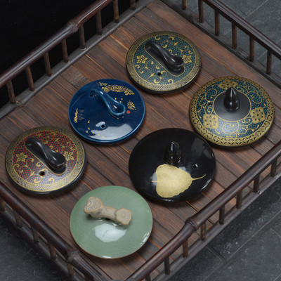 全自动泡茶壶陶瓷三才配件盖碗