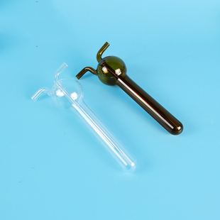 10/25/50/75/100/125ml 氮氧化物玻璃吸收瓶二氧化硫吸收瓶直型多孔玻板氧化瓶采集样瓶管 棕色 透明 白色