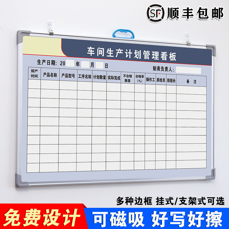 定制白板多种边框可选