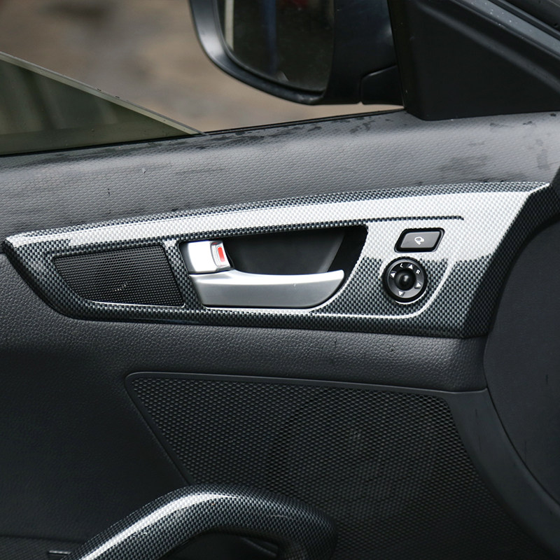 适用于11-16款飞思碳纤维内饰汽车改装 桃木内饰3d个性立体贴件