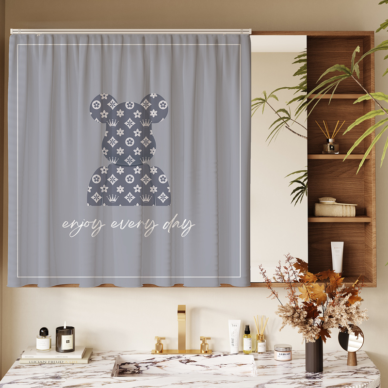 海匠卫生间遮丑帘子镜子遮挡帘