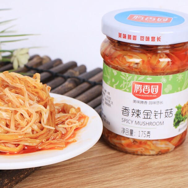 山东金针菇腾香园香辣下饭菜