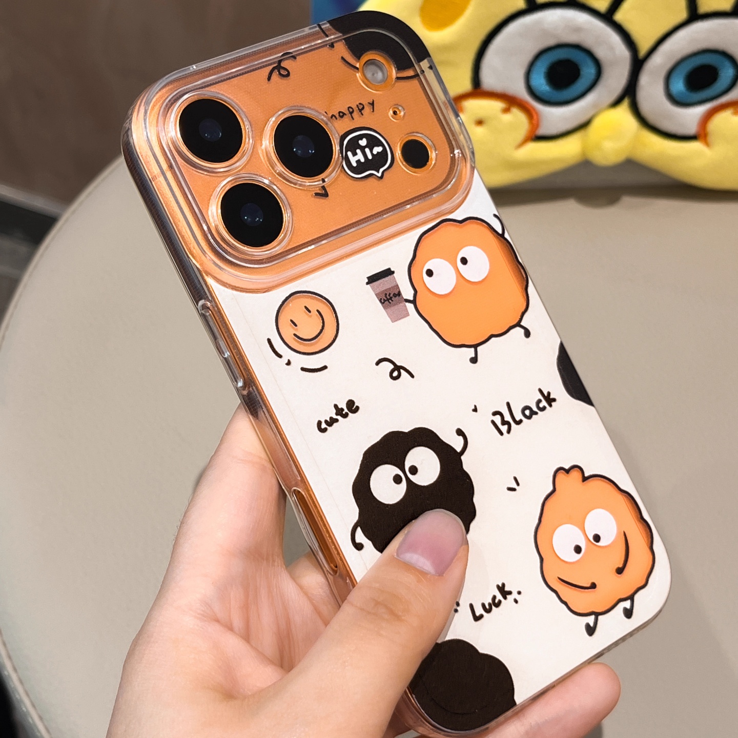 泡泡码特小熊可爱猫咪苹果手机壳